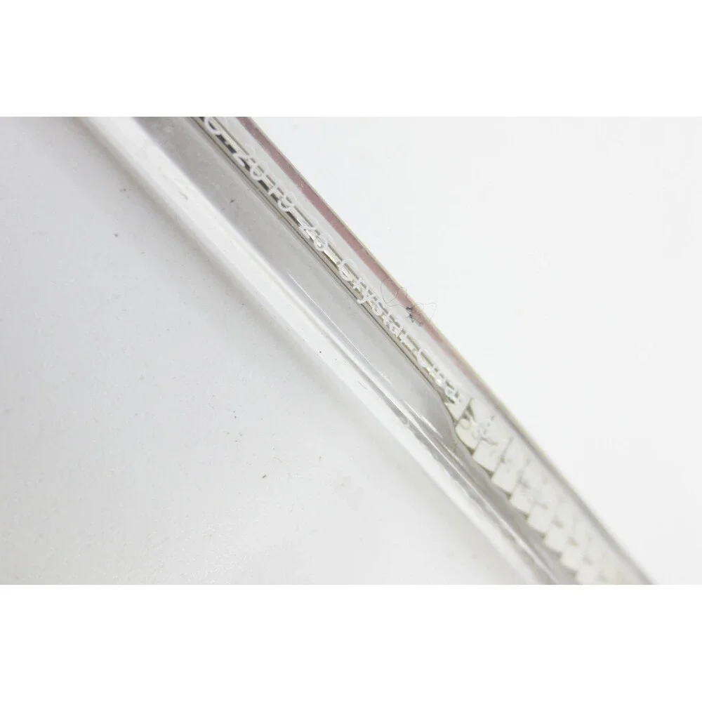 Crystal Clear Cat Eye Eyeglass Frames Silver Accent 52-19-145 Transparent 36509